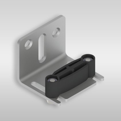 SOLIDO 100 - podlahové vedenie bez vôle s uholníkom, 45 mm