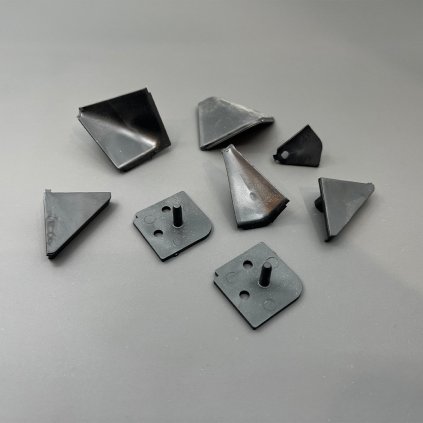 DELTA - Koncovky - Čierna