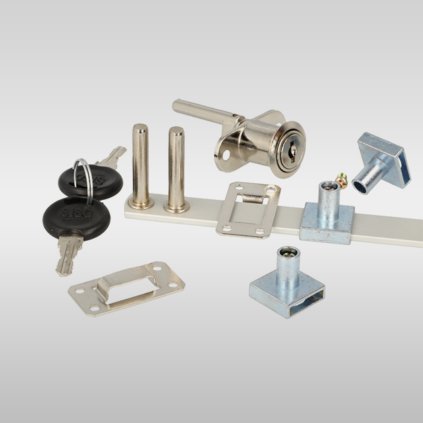 Centrálny zámok čelný 1018, 2 x kľúč, 600 mm