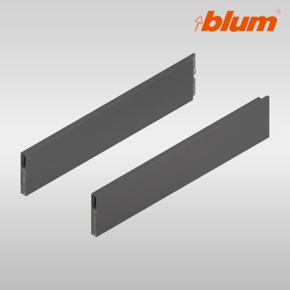 BLUM - MERIVOBOX - BOXCAP výška E, MD500, Tmavosivá - ZL4.500S.E