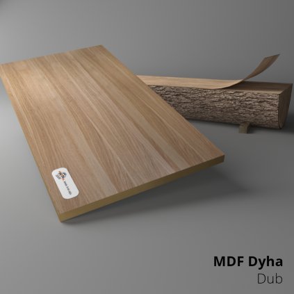 LINEA - MDF - Dýhovaná - Dub A/B radial - 2800 x 2070 x 4 mm