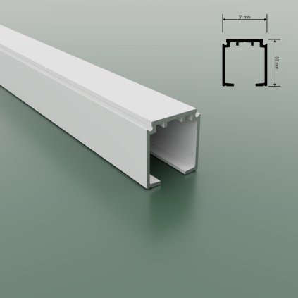 Horný vodiaci profil TER. 1280/G, 3 m