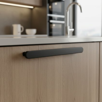 Úchytka - XH64, Čierna matná