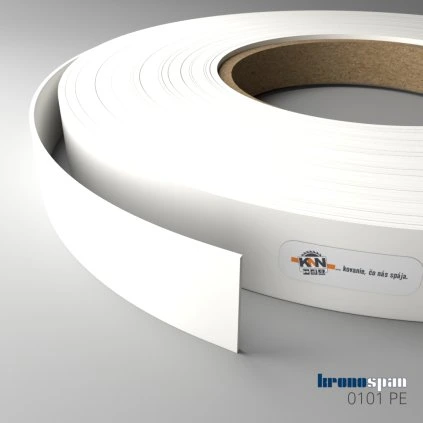 Hrana - KRONOSPAN - ABS - 0101 PE - Front White - 43 x 2 mm