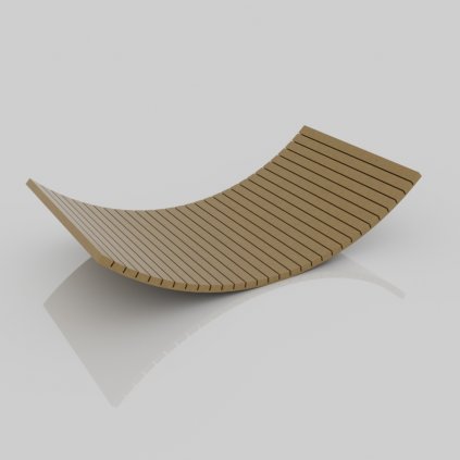 MDF - surová ohýbateľná narezaná - 2850 x 1030 x 8 mm - priečna