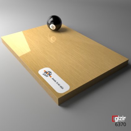 MDF - GIZIR - 6370 - Gold inox - 2800 x 1220 x 18 mm