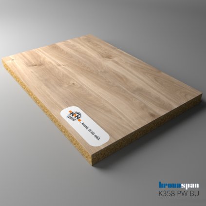KRONOSPAN - DTDL - K358 PW - Honey Castello Oak - 2800 x 2070 x 18 mm