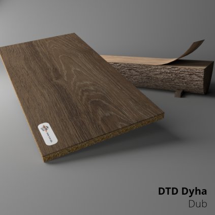 DTD dyhovaná - TREND NATUR - Dub hnedý VETUS - 2800 x 2070 x 19 mm