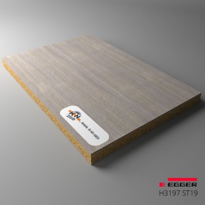 Hr10 - EGGER - DTDL - H3197 ST19 - Fineline stredne sivý - 10 mm