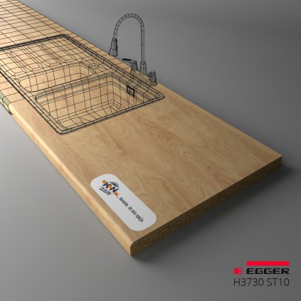 EGGER - Pracovná doska - H3730 ST10 - Hickory prírodný