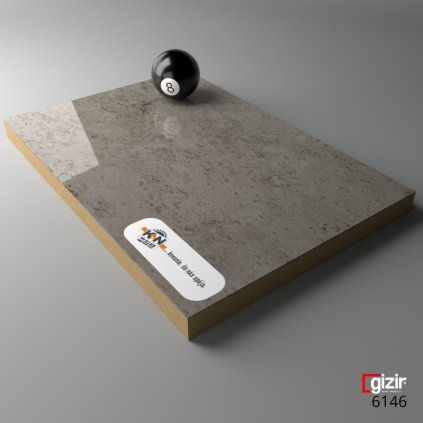 MDF - GIZIR - 6146 - Granit - 2800 x 1220 x 18 mm