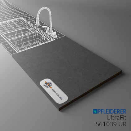 PFLEIDERER - Pracovná doska ULTRAFIT - S61039 UR - 4100 x 1200 x 13 mm