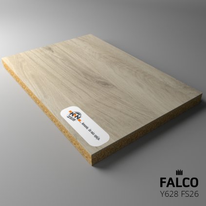 FALCO - DTDL - Y628 FS26 - 2800 x 2070 x 18 mm - Grey Arwen Oak