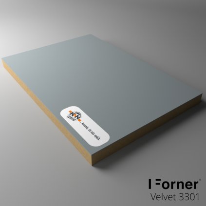 Velvet - MDF - NanoTech - 3301 Ultra Mat - Oceľovo šedá - 2800 x 1300 x 19 mm