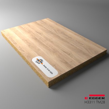 EGGER - DTDPS - H3311 TM28/ST28 - Dub Cuneo bielený 18 mm