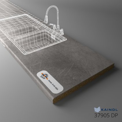 KAINDL - Pracovná doska - 37905 DP - Betón