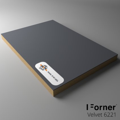 Velvet - MDF - 19mm -  NanoTech 6221 namornická modrá Ultra Mat 2800x1300