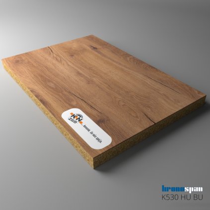 KRONOSPAN - DTDL - K530 HU - Amaretto Hudson Oak - 2800 x 2070 x 18 mm