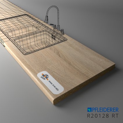 PFLEIDERER - Pracovná Doska - R20128 RT - 4100 x 600 x 38 mm (SK PROG)