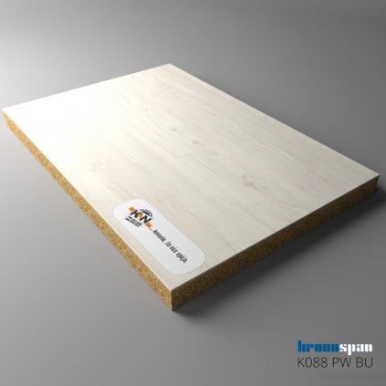 KRONOSPAN - DTDL - K088 PW - White Nordic Wood - 2800 x 2070 x 18 mm