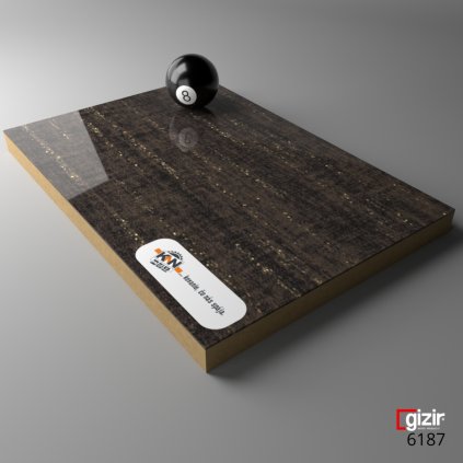 MDF - GIZIR - 6187 - Linen Terra - 2800 x 1220 x 18 mm