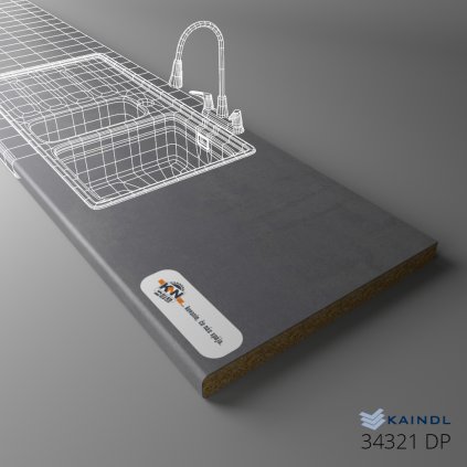 KAINDL - Pracovná doska - 34321 DP - Oxide