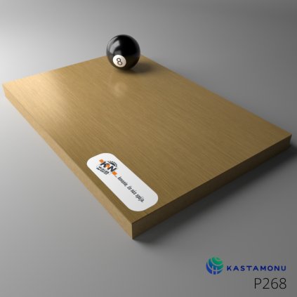 EVOGLOSS - MDF - P268 - Brush gold - 2800 x 1220 x 18 mm