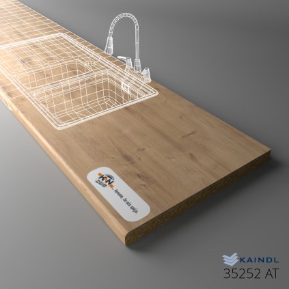 KAINDL - Pracovná doska - 35252 AT - Dub Chalet