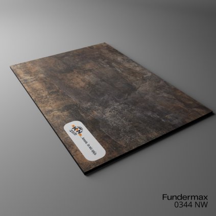 FUNDERMAX - COMPACT - 0344 NW - Čierne jadro - 4100 x 920 x 12 mm