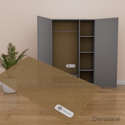 Akulit Surový - HDF - Drevovlákno Dierované - 2745 x 1220 x 3,2 mm