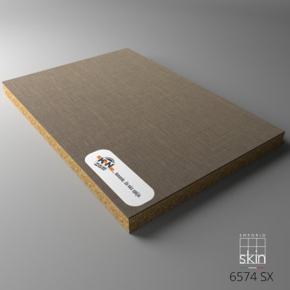 SKIN - DTDL - 6574 SX - Grigio Tessuto - 2800 x 2070 x 18 mm