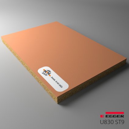 Hr10 - EGGER - DTDL - U830 ST9 - Nude karamelová - 10 mm