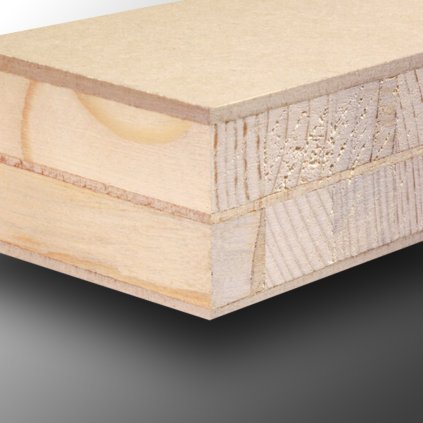 Laťovka s MDF - 2500 x 1250 x 40 mm