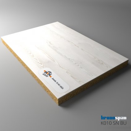KRONOSPAN - DTDL - K010 SN - White Loft Pine - 2800 x 2070 x 18 mm