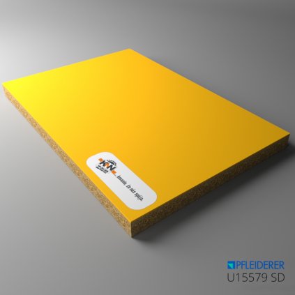 PFLEIDERER - DTDL - U15579 SD - Egg Yolk Yellow - 2800 x 2100 x 18 mm (SK PROG)