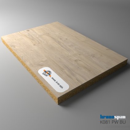 KRONOSPAN - DTDL - K081 PW - Satin Coastland Oak - 2800 x 2070 x 18 mm