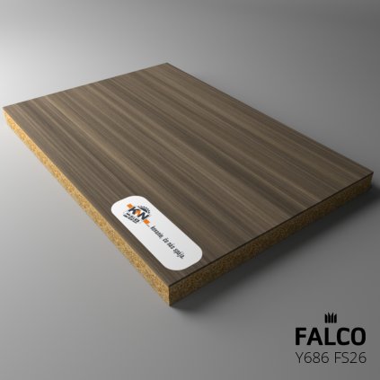 FALCO - DTDL - Y686 FS26 - 2800 x 2070 x 18 mm - Dark Dylan Oak