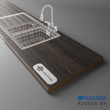 PFLEIDERER - Pracovná Doska - R20065 NY - 4100 x 600 x 38 mm - VÝBEH (NO SKLAD)