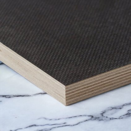 Preglejka - fóliovaná protišmyk - Breza - 2500 x 1250 x 27 mm