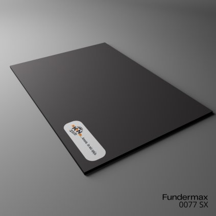 FUNDERMAX - COMPACT - 0077 SX - Čierne jadro - 4100 x 920 x 12 mm