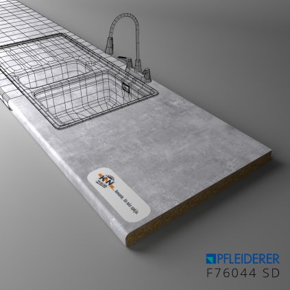 PFLEIDERER - Pracovná Doska - F76044 SD - 4100x600x38mm