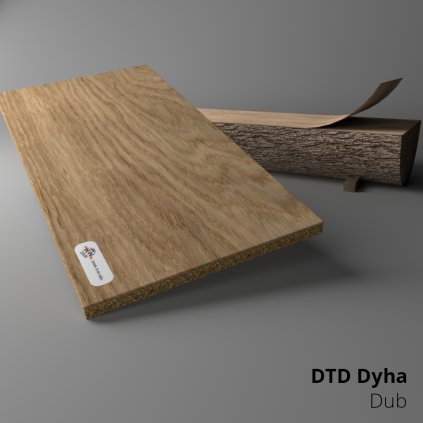 DTD dyhovaná - Dub európsky A/B - 2800 x 2070 x 26 mm