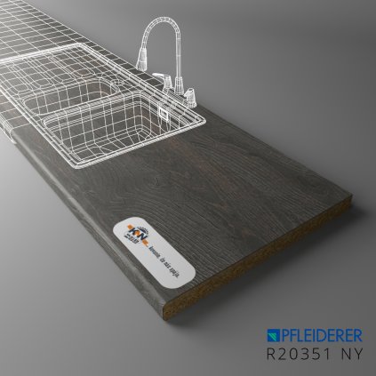 PFLEIDERER - Pracovná Doska - R20351 NY - 4100 x 600 x 38 mm - VÝBEH (NO SKLAD)