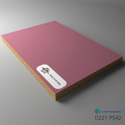 KASTAMONU - DTDL - D221 PS42 - 2800 x 2070 x 18 mm - Strawberry - VÝBEH