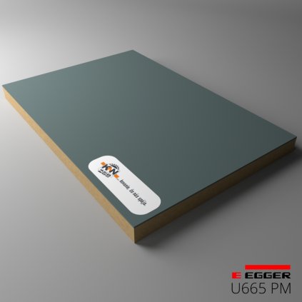EGGER - MDFPS - U665 PM/ST9 - Kamenná zelená - 18 mm