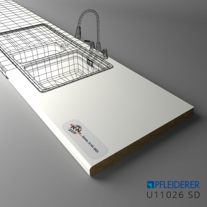 PFLEIDERER - Pracovná Doska - U11026 SD - 4100x600x38mm