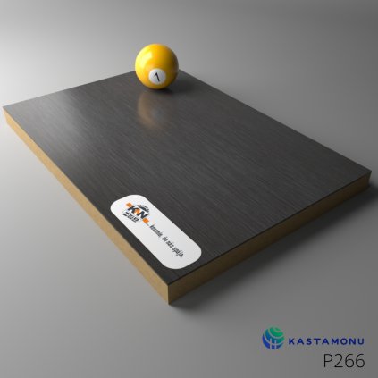 EVOGLOSS - MDF - P266 - Dark inox - 2800 x 1220 x 18 mm