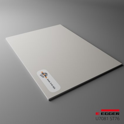 EGGER - PD600 Kompaktná - U7081 ST76 - 4100 x 650 x 12 mm, Šedé jadro