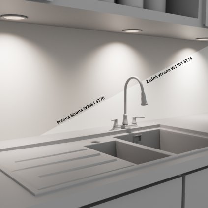 Egger - ZÁSTENA - W1101 ST76 / U7081 ST76 - 640 x 8 mm (Variant Dľžka 4100 mm)