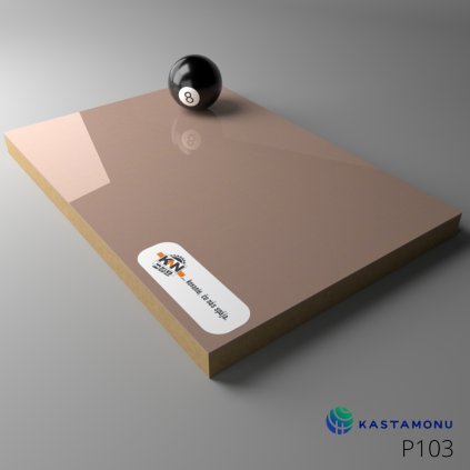 EVOGLOSS - MDF - P103 - Cappucino - 2800 x 1220 x 18 mm